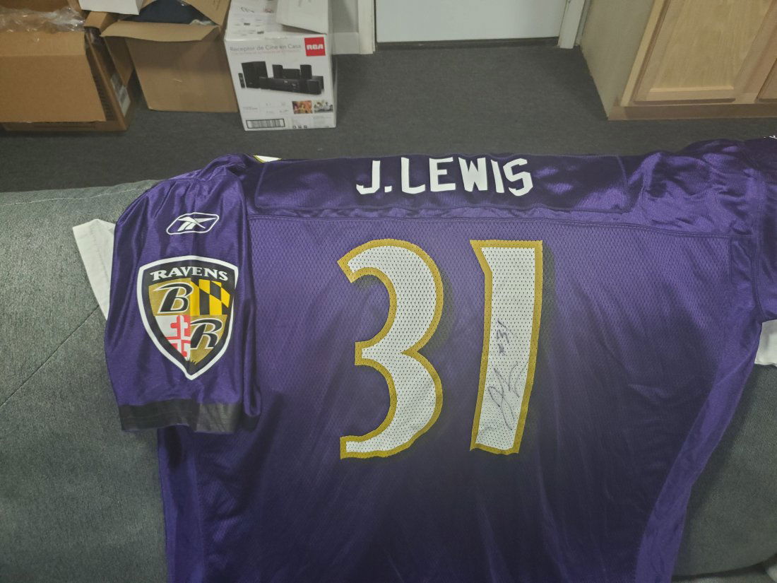 Jamal Lewis Autographed Jersey (1 of 1)