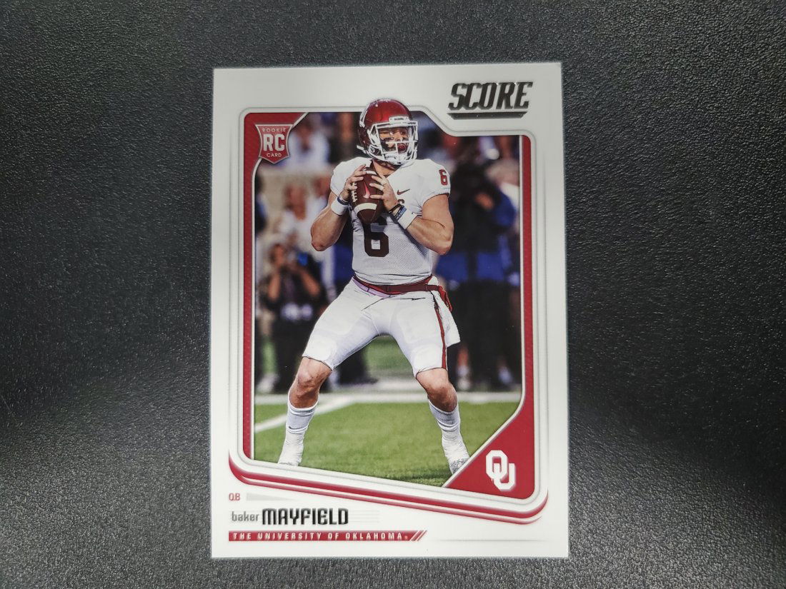 2018 Panini Score Rookie RC Base SP Baker Mayfield (Cle (1 of 1)