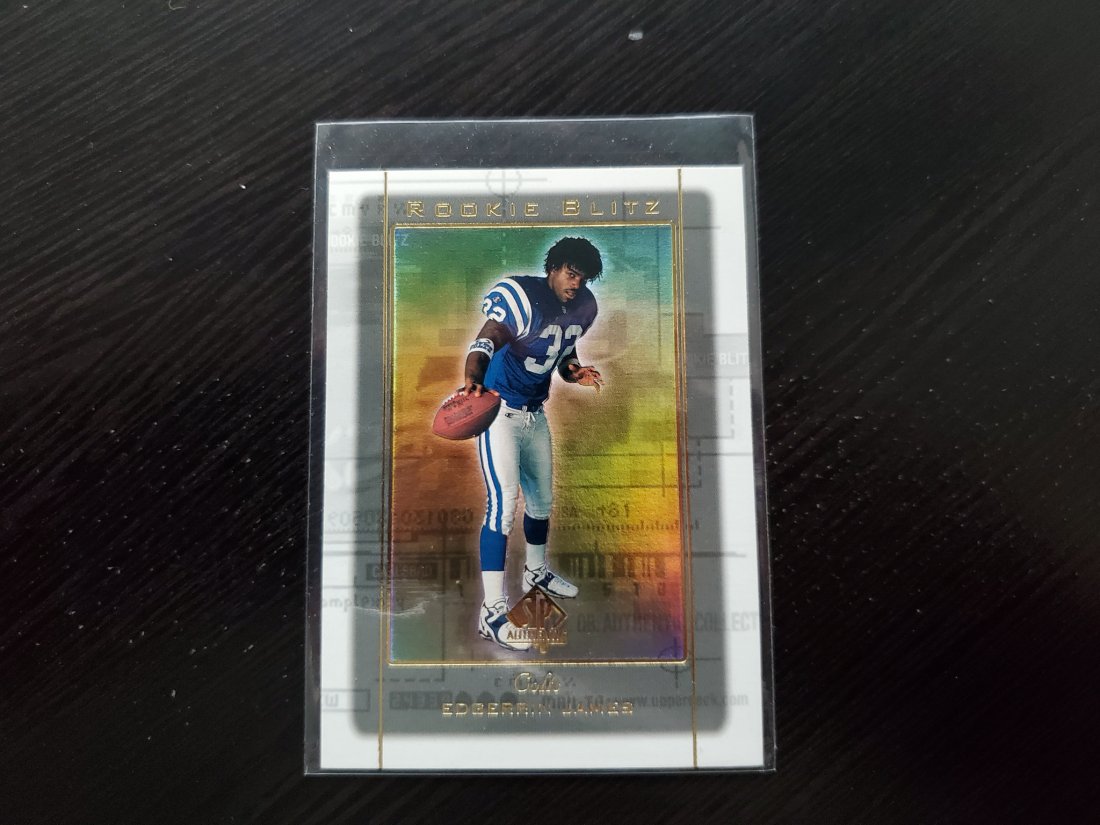1999 SP Authentic Rookie Blitz #RB1 Edgerrin James (1 of 1)