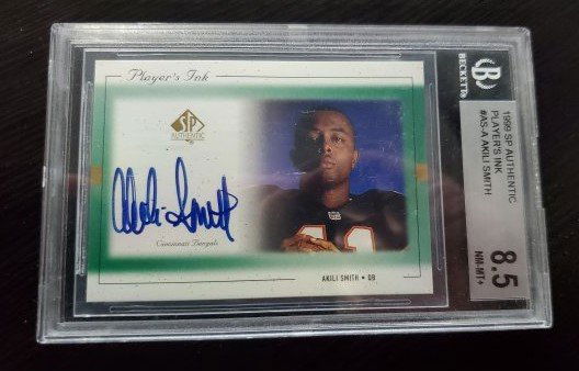 Akili Smith 1999 SP Authentic RC Auto BGS 8.5 (1 of 1)