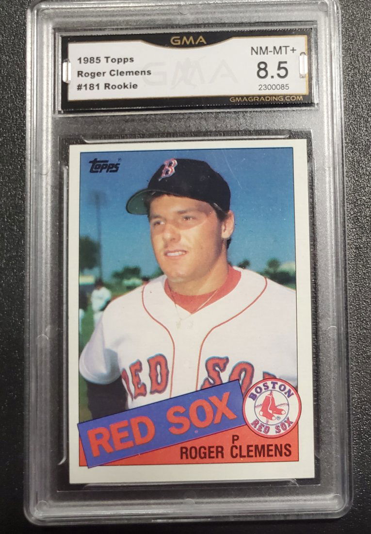 1985 Topps #181 Roger Clemens RC Graded GMA 8.5 NMM+ Re (1 of 1)
