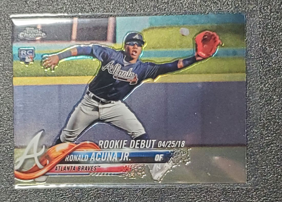 Ronald Acuna Jr 2018 Topps Chrome Update #HMT31 RC ROOK (1 of 1)