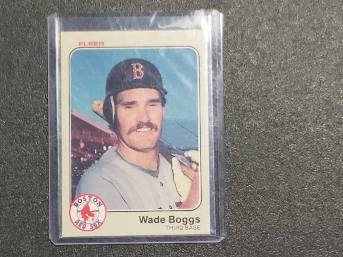 1983 Fleer WADE BOGGS #179 Rookie RC BOSTON RED SOX HOF (1 of 1)