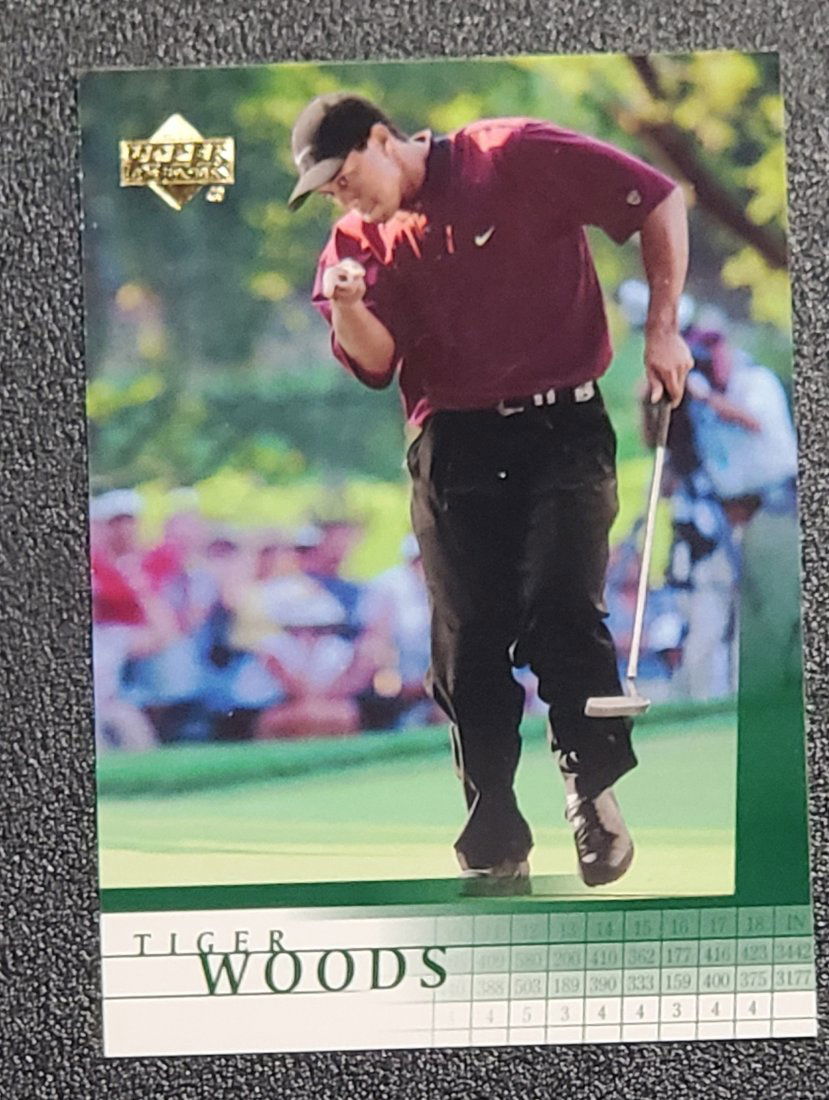 2001 Upper Deck Tiger Woods Rookie Card # 1 Near Mint - (1 of 1)