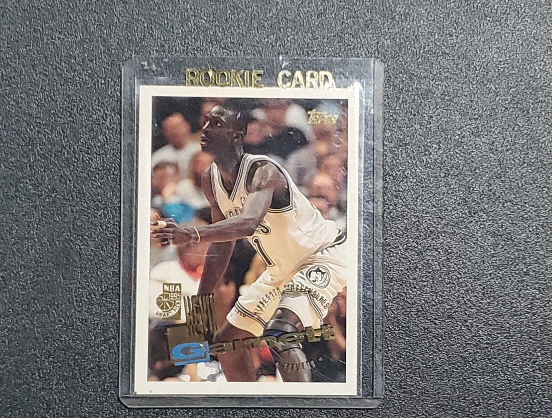KEVIN GARNETT 1995-96 TOPPS DRAFT PICKS ROOKIE RC TIMBE (1 of 1)