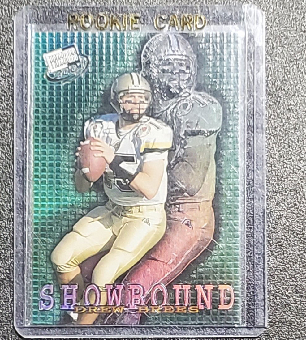 2001 Press Pass Drew Brees Showbound Rookie Card RC #SB (1 of 1)