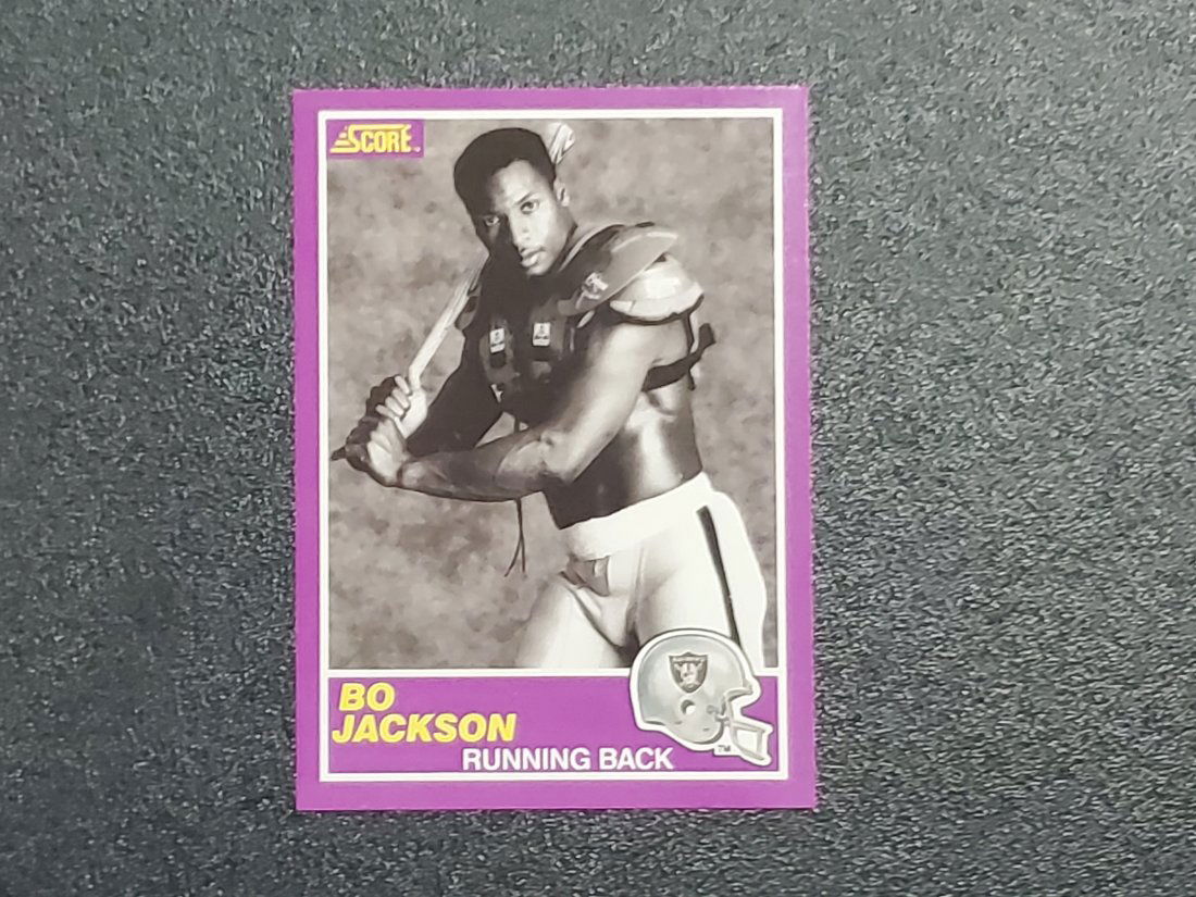 1989 SCORE SUPPLEMENTAL #384S BO JACKSON PURPLE SHOULDE (1 of 1)