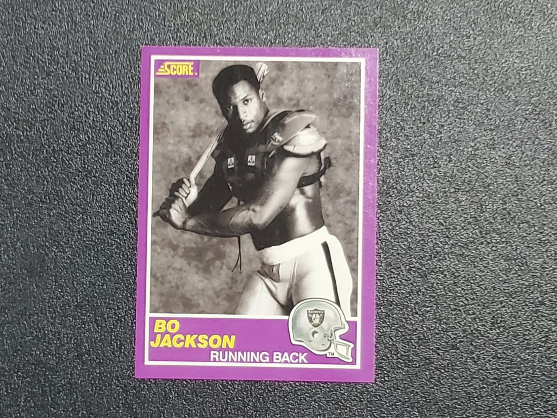 1989 SCORE SUPPLEMENTAL #384S BO JACKSON PURPLE SHOULDE (1 of 1)