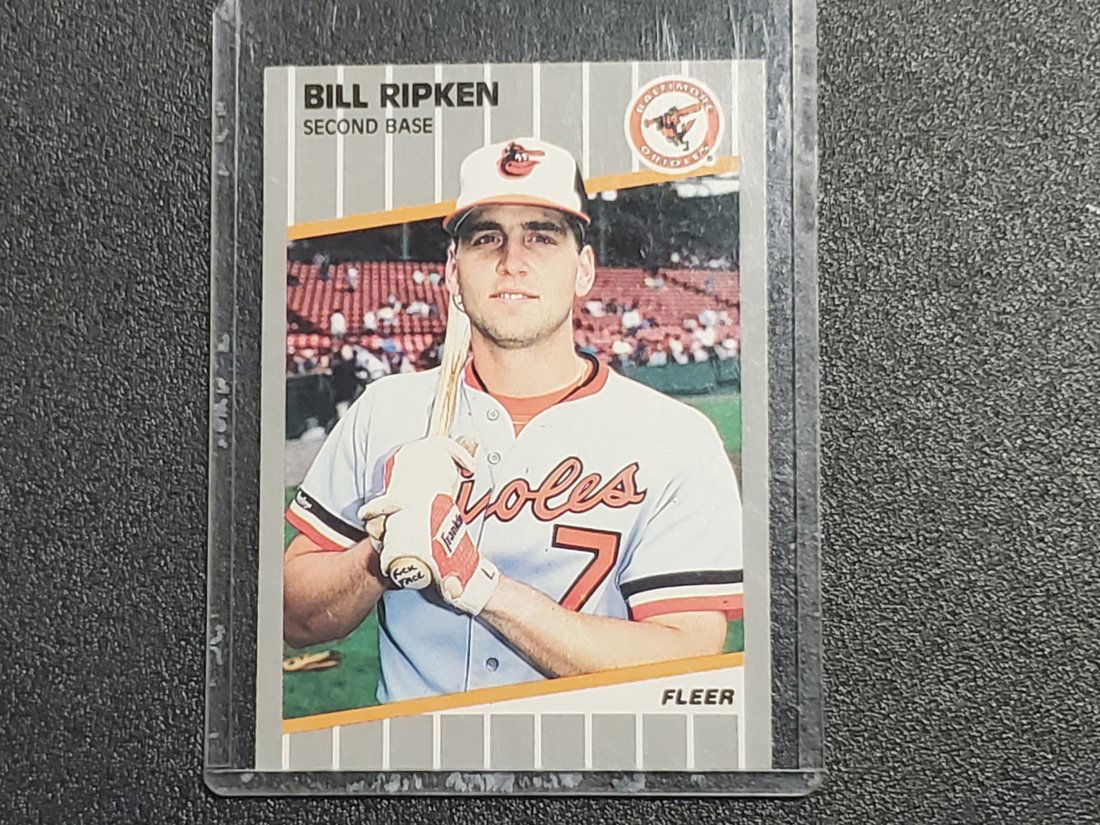 1989 Fleer Bill Billy Ripken Rick Face Error RC Rookie (1 of 1)