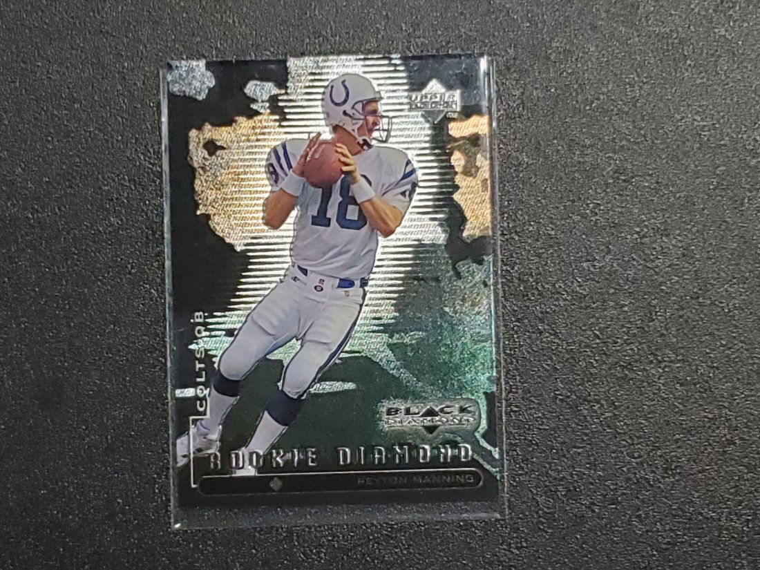 Peyton Manning 1998 Upper Deck Black Diamond ROOKIE RC (1 of 1)
