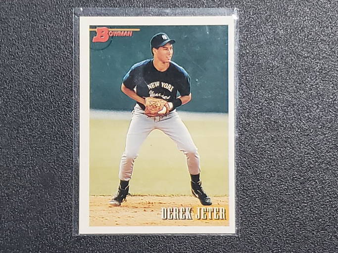 1993 Bowman Derek Jeter Rookie Card #511 BGS 8 New York Yankees - Hall Of Fame Relics - Collectible Trading Cards