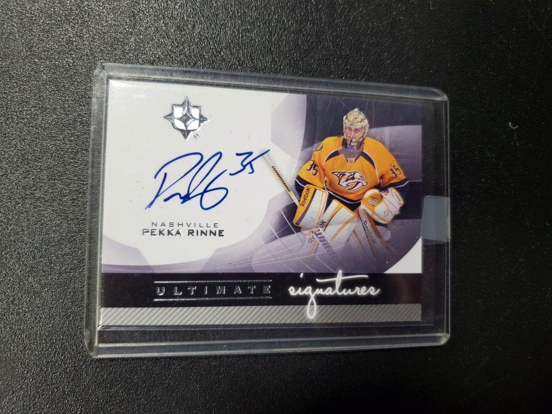 PEKKA RINNE 2012-13 Upper Deck Ultimate Signatures AUTO (1 of 1)