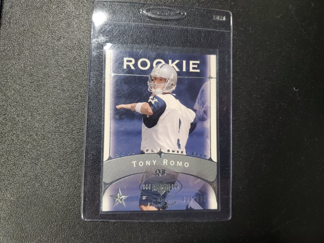 2003 Upper Deck Sweet Spot #143 Rookie TONY ROMO (1 of 1)