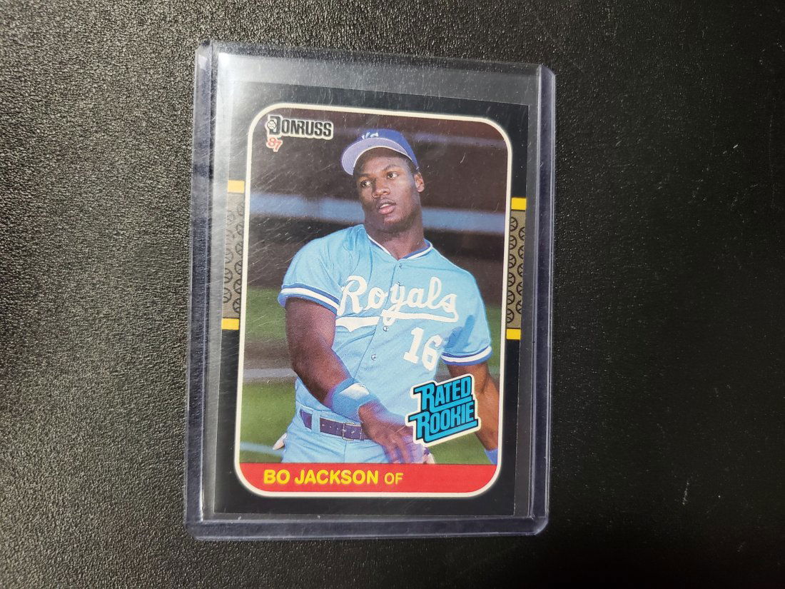 1987 Donruss Bo Jackson Rated Rookie RC Royals #35 NM/M (1 of 1)