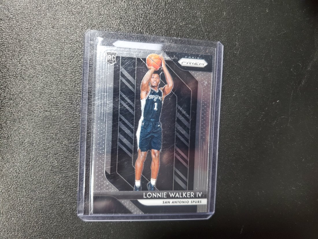 2018-19 Panini Prizm Lonnie Walker IV Rookie Base #251: 2018-19 Panini Prizm Lonnie Walker IV Rookie Base #251 San Antonio Spurs RC