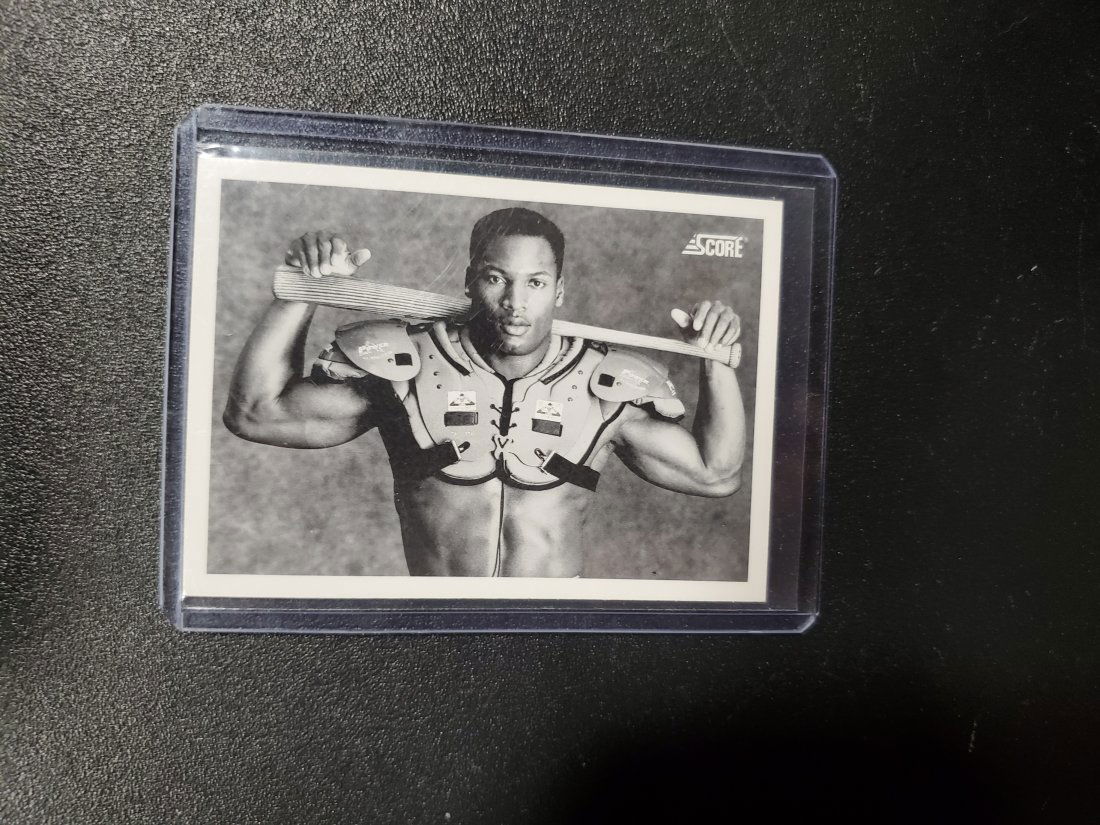 1990 Score #697 Bo Jackson B&W Rc MT FB/BB Rookie Baseb (1 of 1)