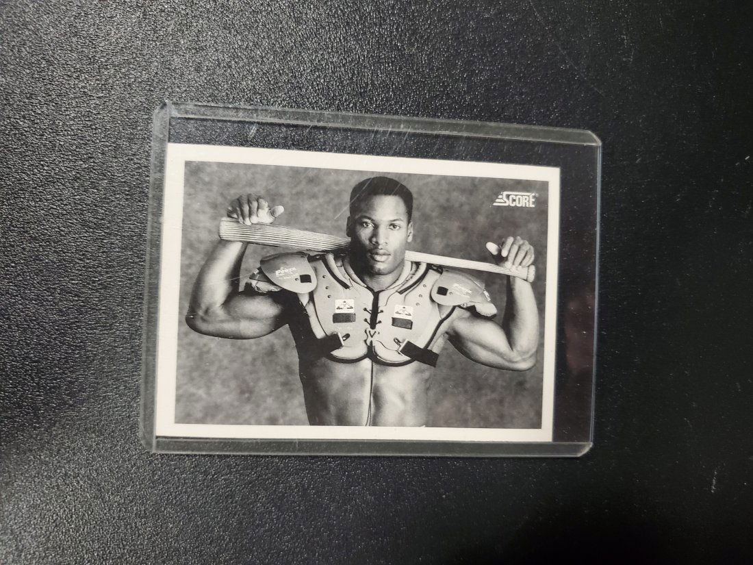 1990 Score #697 Bo Jackson B&W Rc MT FB/BB Rookie Baseb (1 of 1)