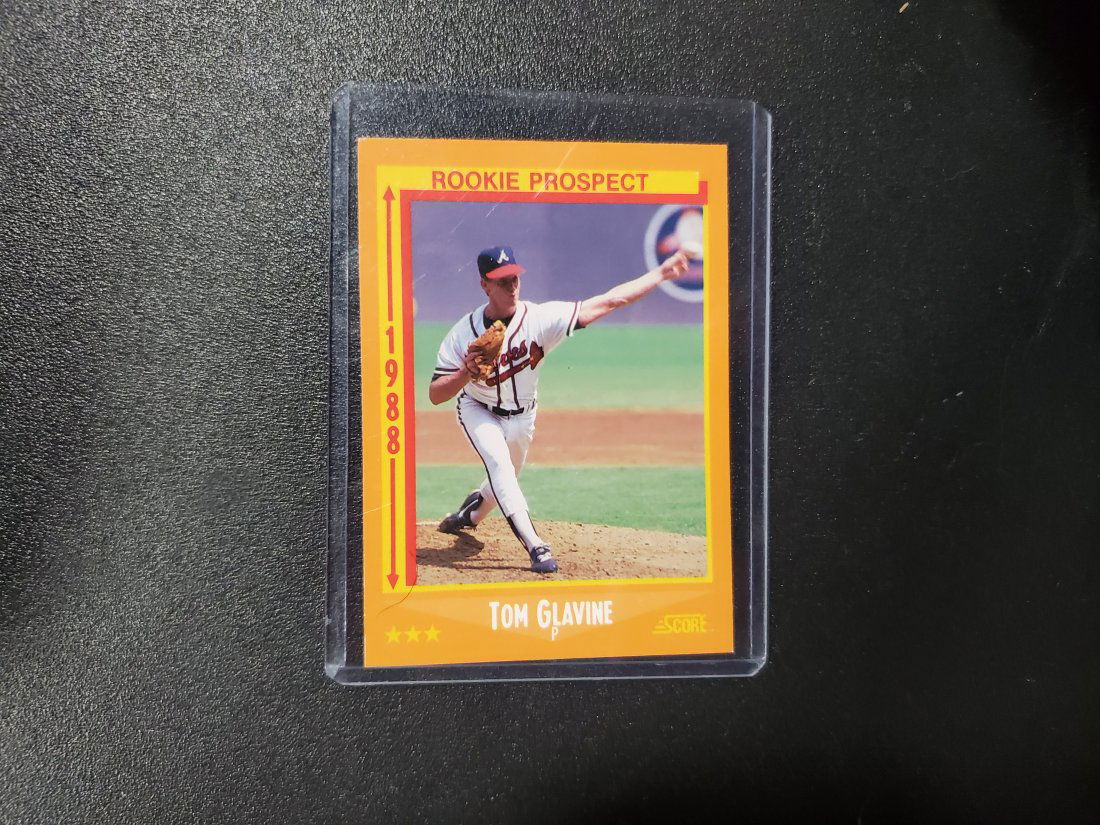 TOM GLAVINE 1988 Score Baseball ROOKIE Prospect RC Card (1 of 1)