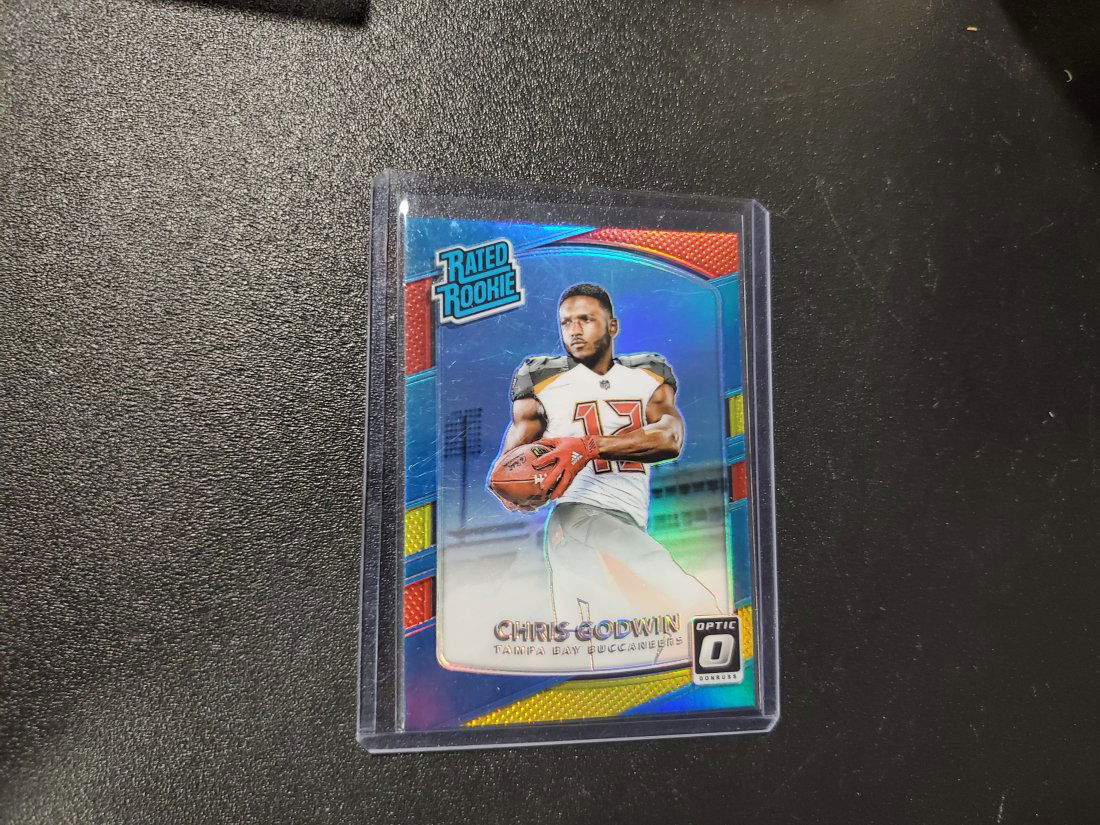 2017 Donruss Optic Chris Godwin Rated Rookie Red Prizm (1 of 1)
