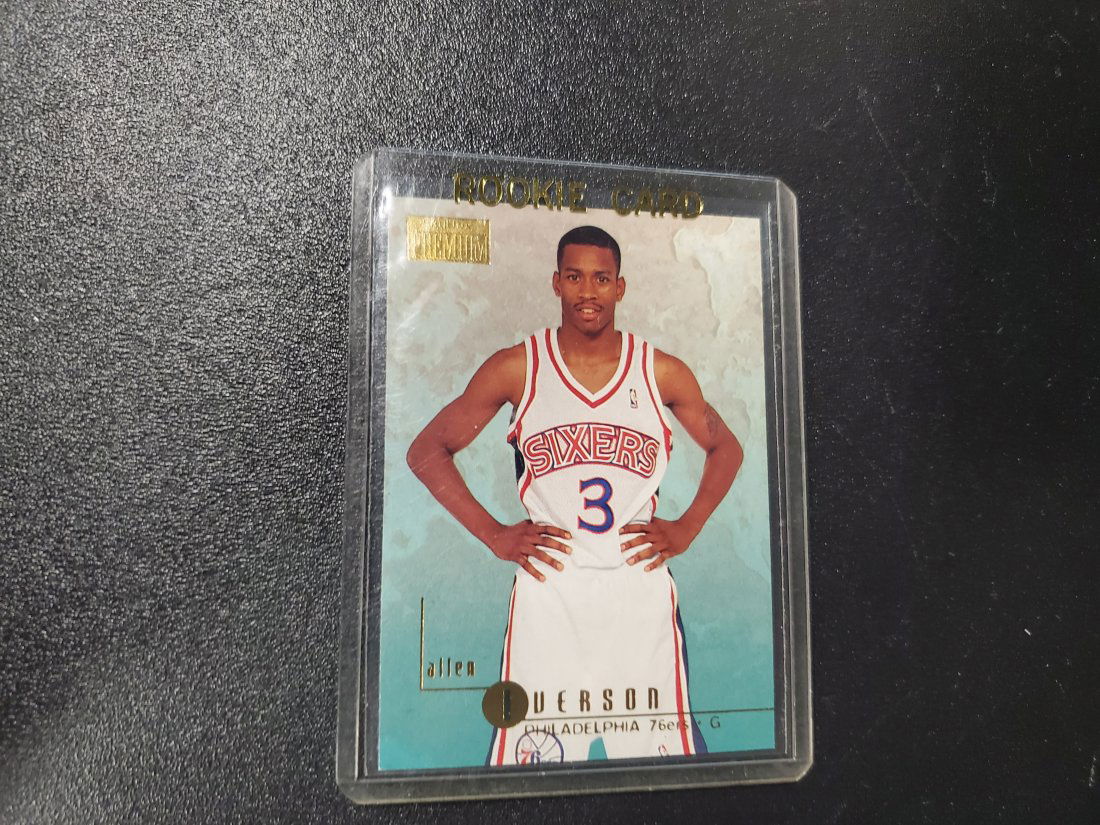 1996-97 SKYBOX PREMIUM ALLEN IVERSON RC ROOKIE CARD #85 (1 of 1)