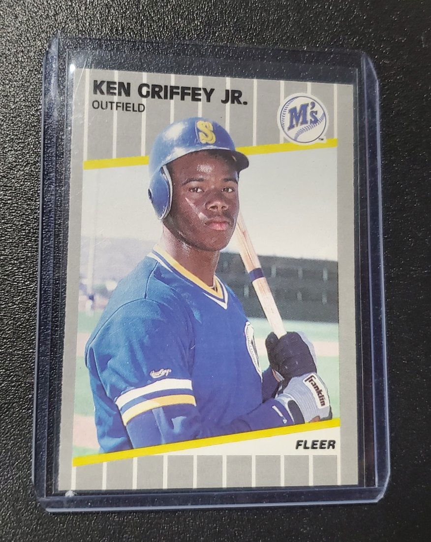 1989 Fleer #548 Ken Griffey Jr HOF RC NM-MT Rookie Card (1 of 1)
