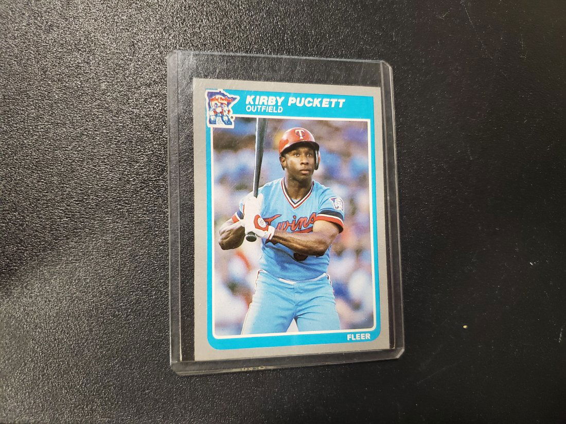 1985 FLEER KIRBY PUCKETT, ROOKIE, CARD #286, NRMT-MT (1 of 1)