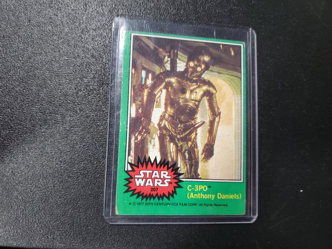 1977 TOPPS STAR WARS #207 C-3PO X-RATED ERROR VARIATION (1 of 1)