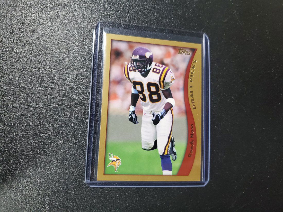 1998 TOPPS DRAFT PICKS RANDY MOSS ROOKIE CARD #352 VIKI (1 of 1)