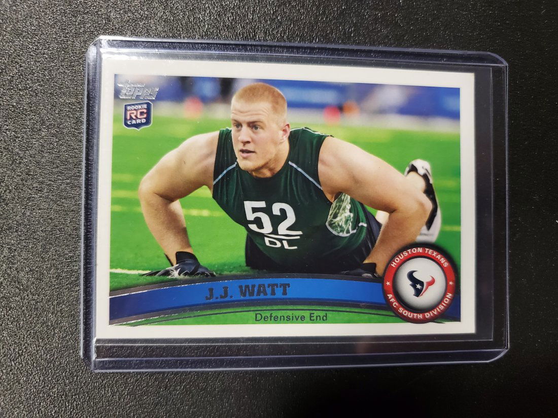 2011 Topps J.J. Watt #331 Rookie Football Card (1 of 1)