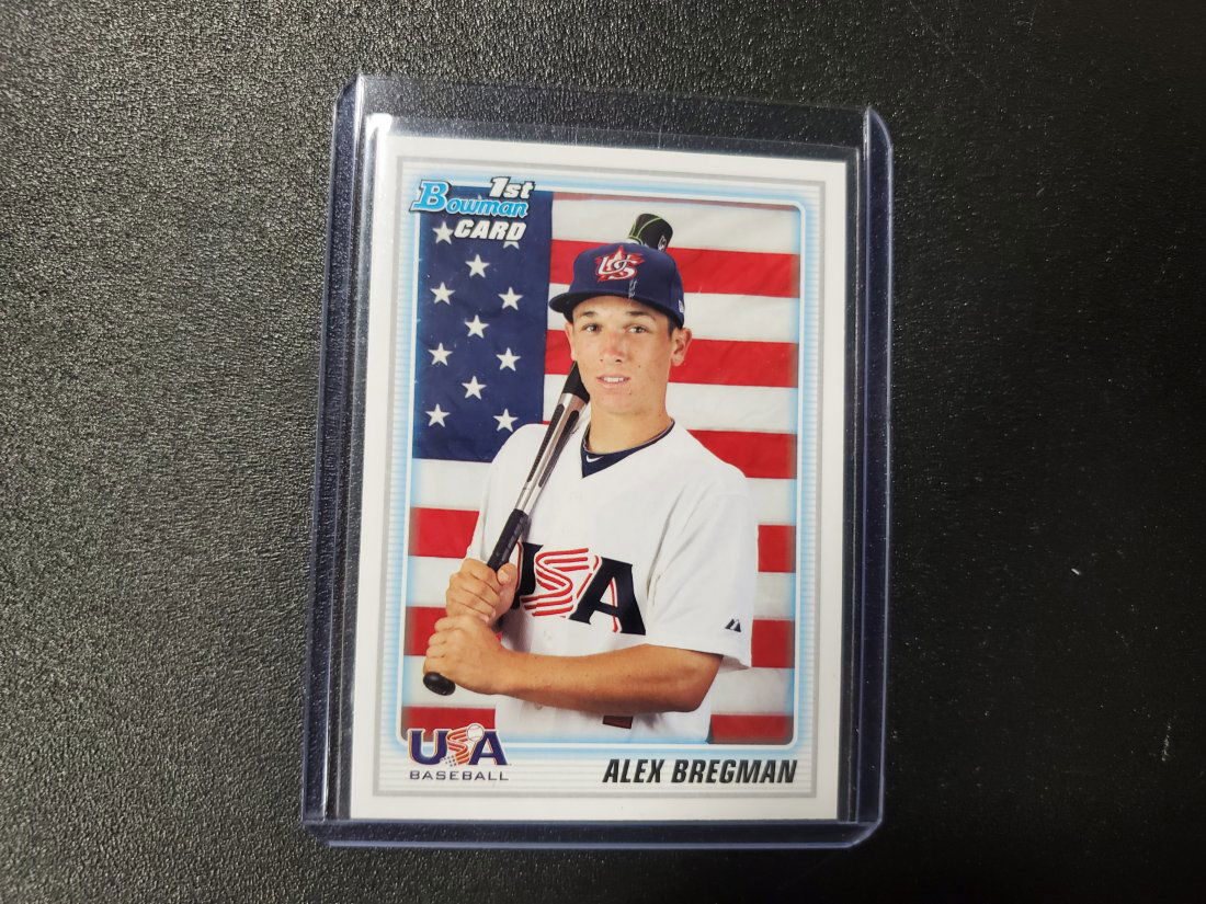 2010 Bowman Alex Bregman #BDPP95 USA 1st Bowman ROOKIE (1 of 1)