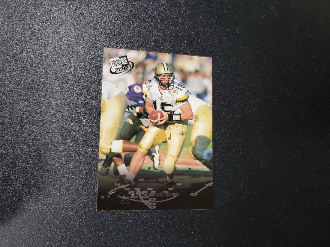 DREW BREES 2001 PRESS PASS FOOTBALL ROOKIE CARD #2 RC S (1 of 1)