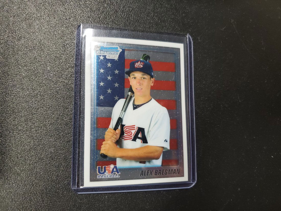 2010 Bowman Chrome Alex Bregman #BDPP95 1st Year ROOKIE (1 of 1)