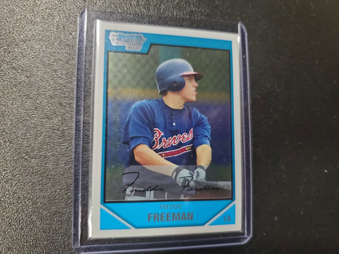 FREDDIE FREEMAN 2007 Bowman chrome 1st Rookie Card RC (1 of 1)