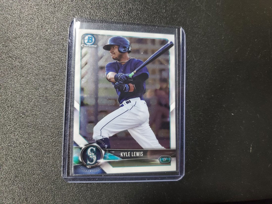 2018 Bowman Chrome KYLE LEWIS Rookie Mariners Prospects (1 of 1)