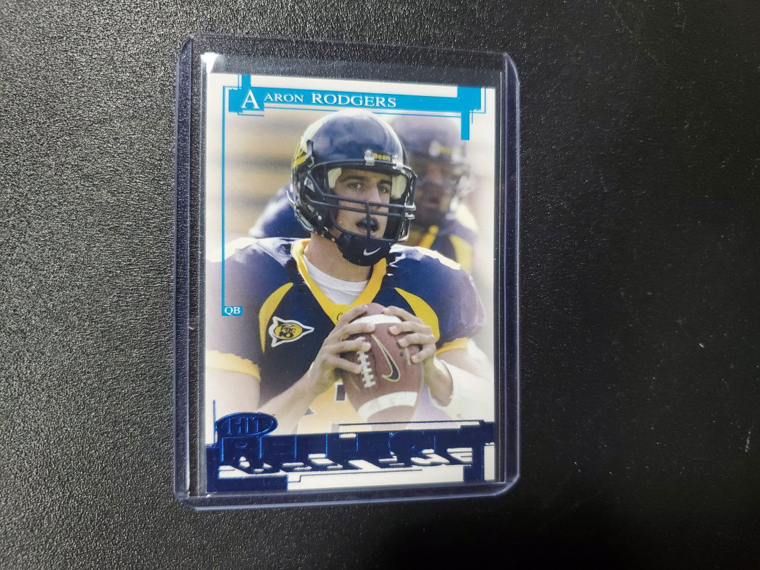 AARON RODGERS 2005 SAGE HIT BLUE FOIL REFLECT ROOKIE SP (1 of 1)