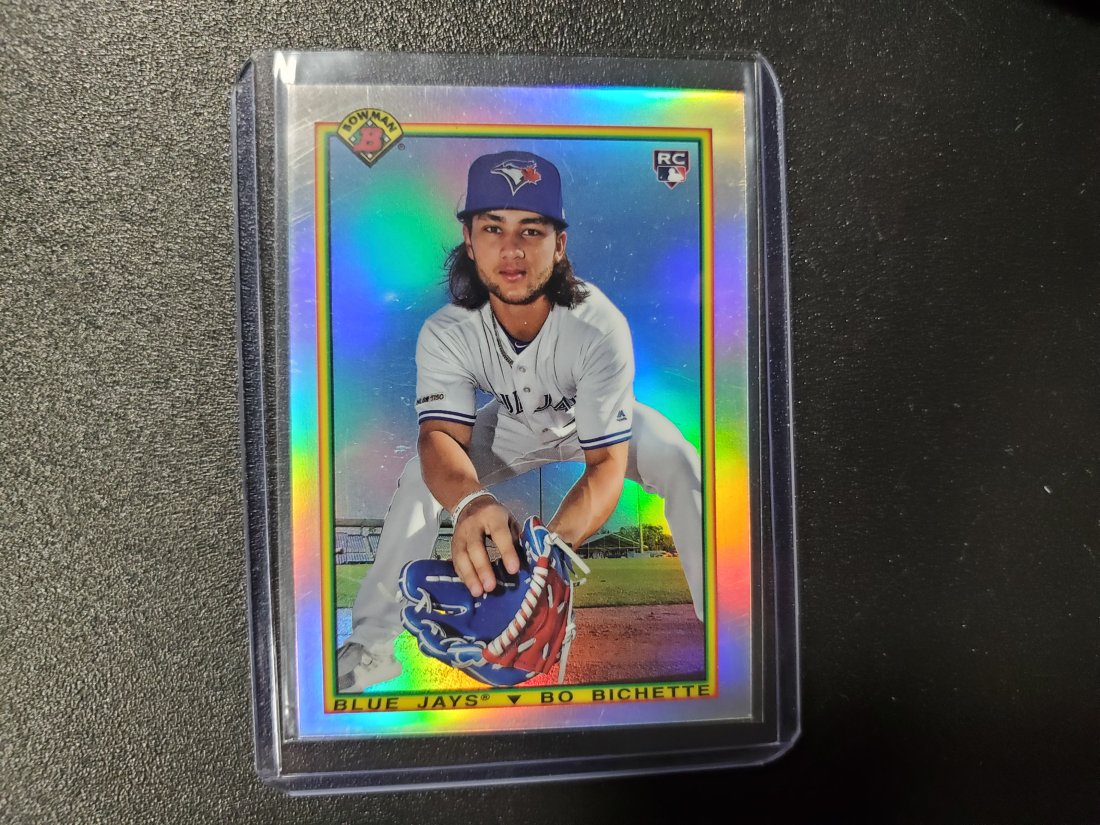 2020 1990 RETRO REFRACTOR BO BICHETTE RC TORONTO BLUE J: 2020 1990 RETRO REFRACTOR BO BICHETTE RC TORONTO BLUE JAYS #90B-BB