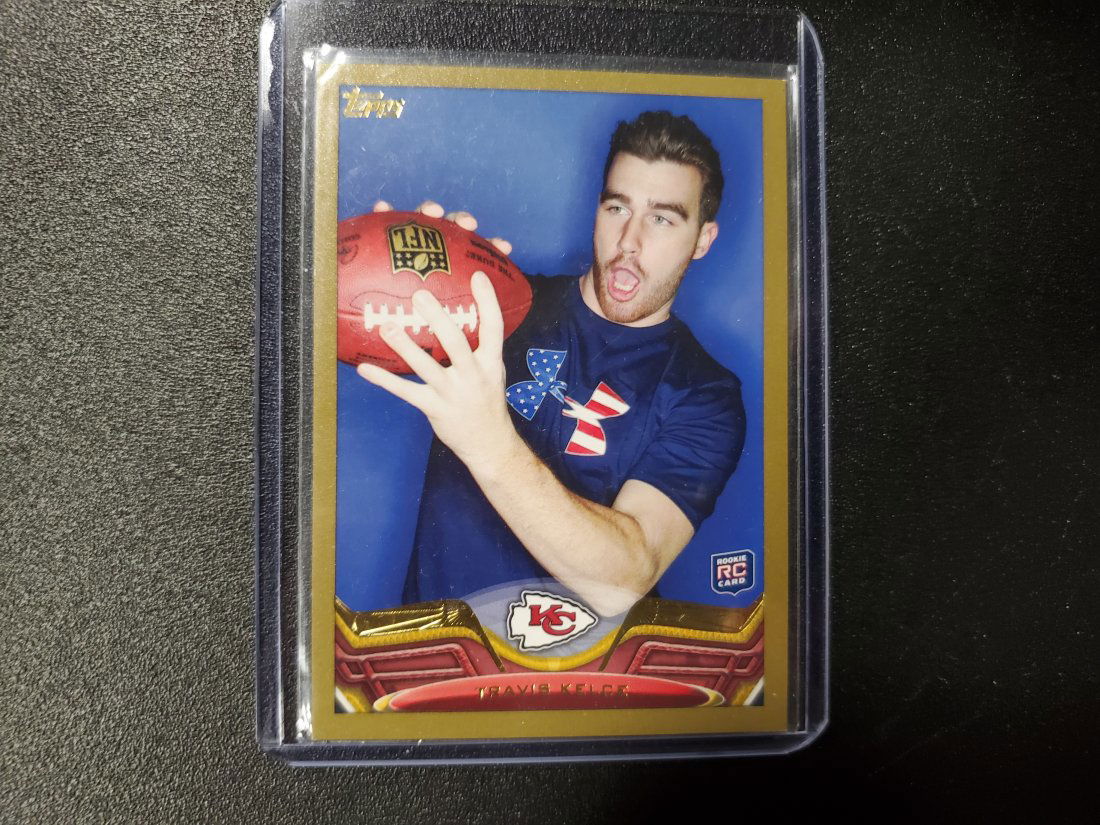 Travis Kelce 2013 Topps #31 Rookie Gold 1117/2013 (1 of 1)