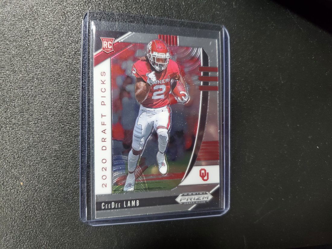 2020 Prizm Draft Picks CeeDee Lamb Rookie Card RC #104 (1 of 1)