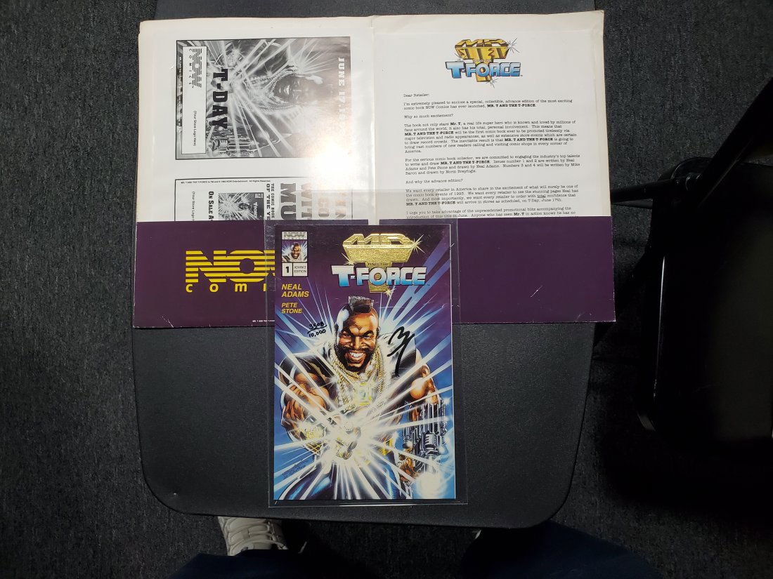 Mr. T & the T-Force #1 NOW COMICS 1993 Neal Adams Gold (1 of 1)
