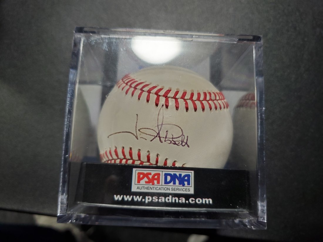 JIM ABBOTT SIGNED AUTOGRAPHED RAWLINGS OFFICIAL MLB BAS (1 of 1)