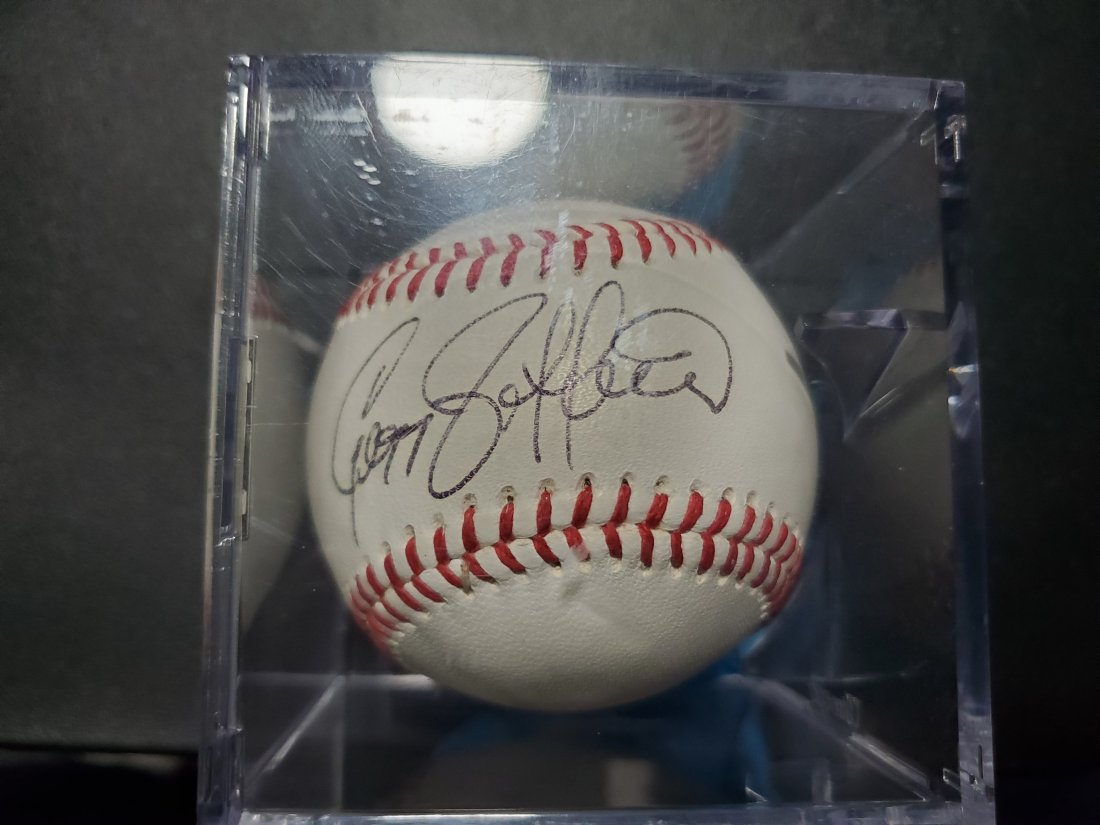Greg Jeffries Signed National League Baseball Autograph: Greg Jeffries Signed National League Baseball Autograph PHILLIES