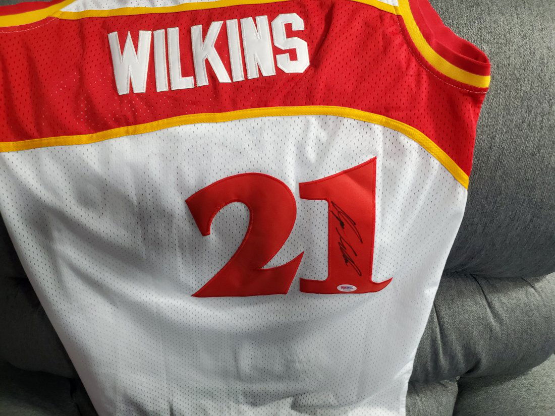Dominique Wilkins autographed signed jersey NBA Atlanta (1 of 1)