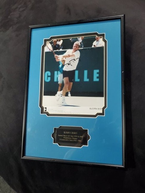 Bjorn Borg Autographed photo framed (1 of 1)