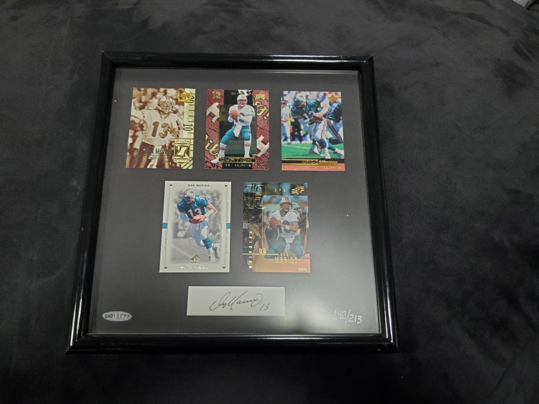 Dan Marino Autographed Upper Deck Card  142/213 UDA (1 of 2)