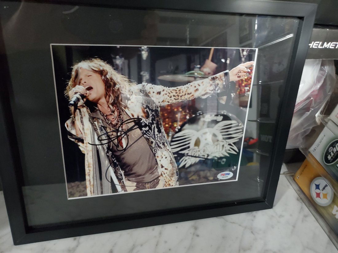 Steven Tyler Signed Framed Photo PSA/DNA Aerosmith (1 of 1)