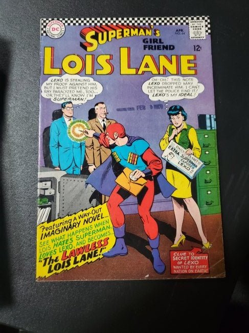 SUPERMAN'S GIRLFRIEND LOIS LANE #64 ~ 1966 DC SILVER AG: SUPERMAN'S GIRLFRIEND LOIS LANE #64 ~ 1966 DC SILVER AGE