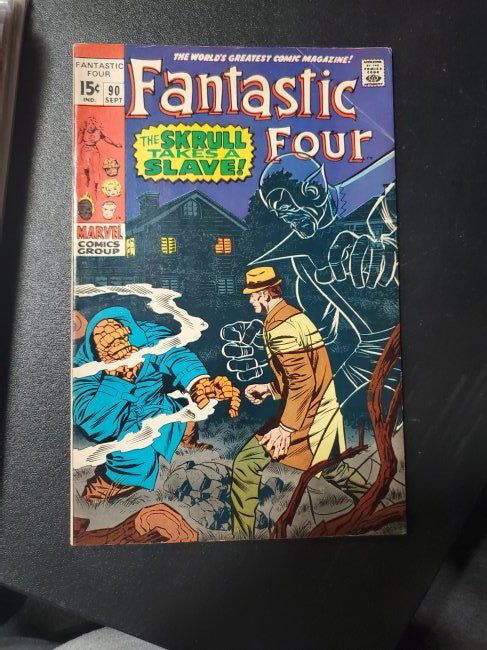 Fantastic Four 90 (1969) The Skrull Takes A Slave! Mole (1 of 1)