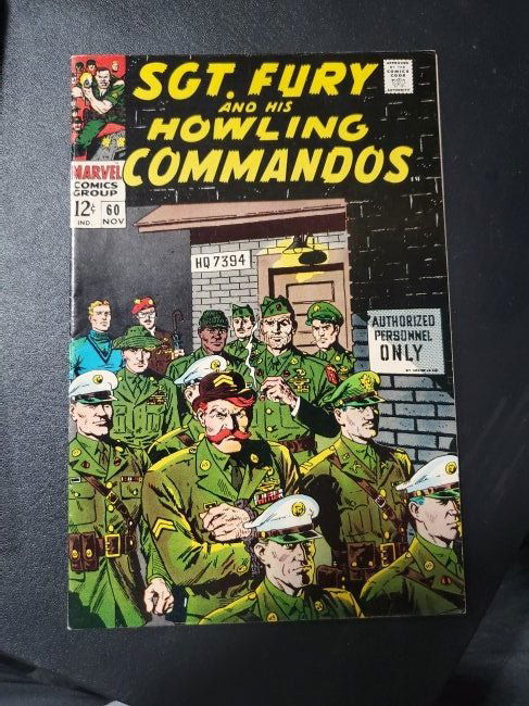 1968 - SGT FURY & HIS HOWLING COMMANDOS #60 - EXCELLENT (1 of 1)