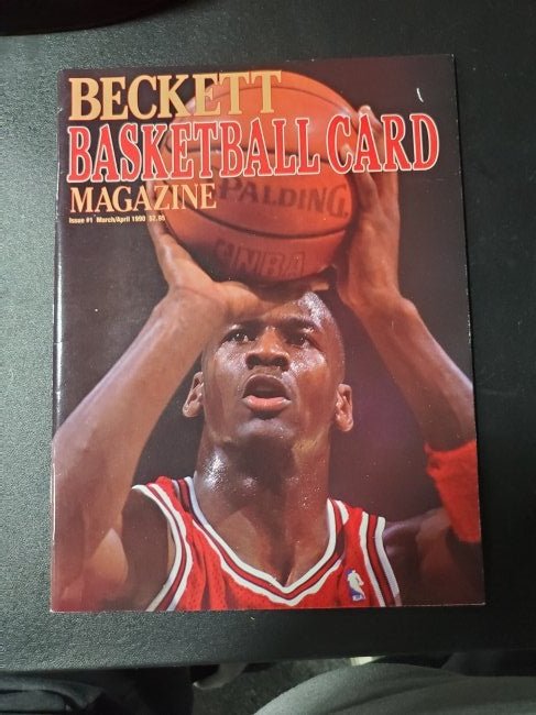 BECKETT BASKETBALL CARD MAGAZINE #1 MICHAEL JORDAN (1 of 1)
