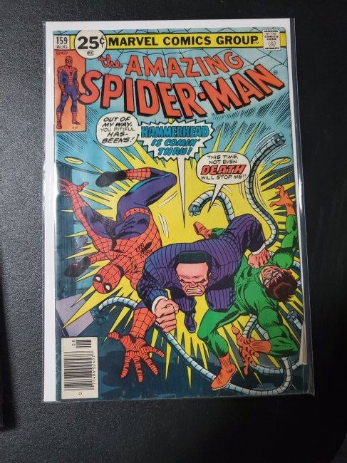 AMAZING SPIDER-MAN #159 1976 MARVEL COMICS HAMMERHEAD (1 of 1)